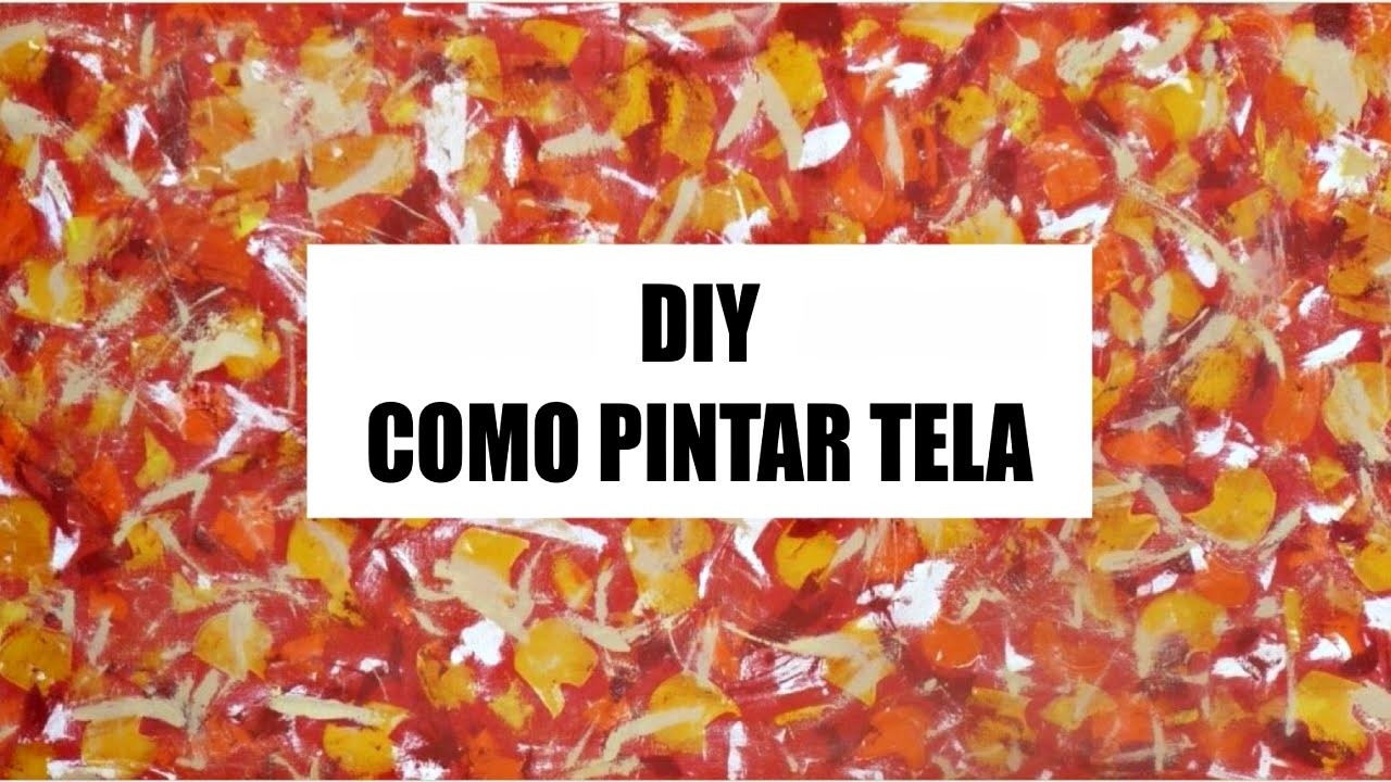 DIY : Como pintar tela abstrata