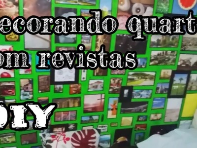 DIY DECORANDO QUARTO COM REVISTAS  - TudoDoSidi