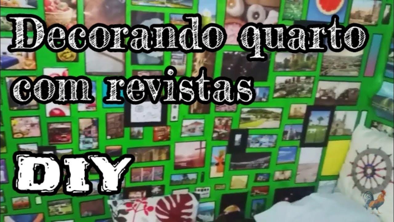 DIY DECORANDO QUARTO COM REVISTAS  - TudoDoSidi