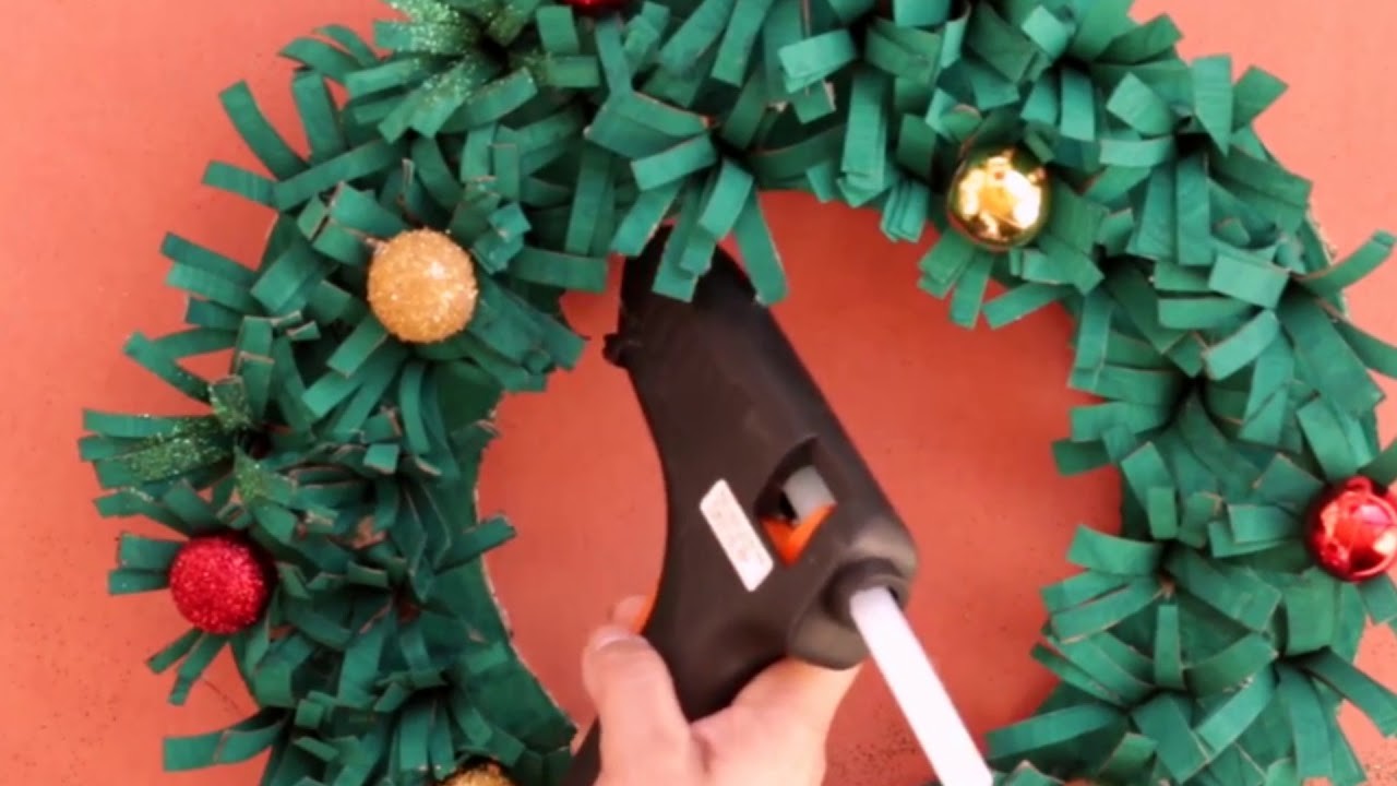 DIY: Guirlanda de Natal com Rolo de Papel Higiênico #2