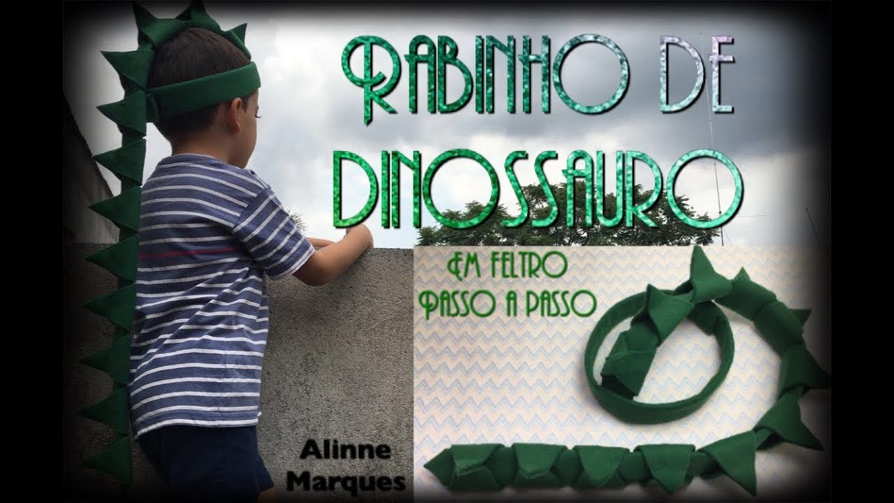 {DIY} Rabinho de Dinossauro