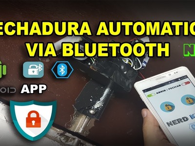 FECHADURA AUTOMÁTICA - Bluetooth via app Faça em casa