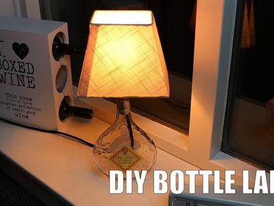 How to make a bottle lamp. Como fazer luminária com garrafa efeito incrível!