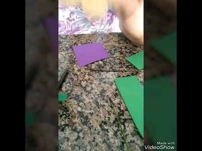 Julia artesanato vasinho de garrafa pet com flores