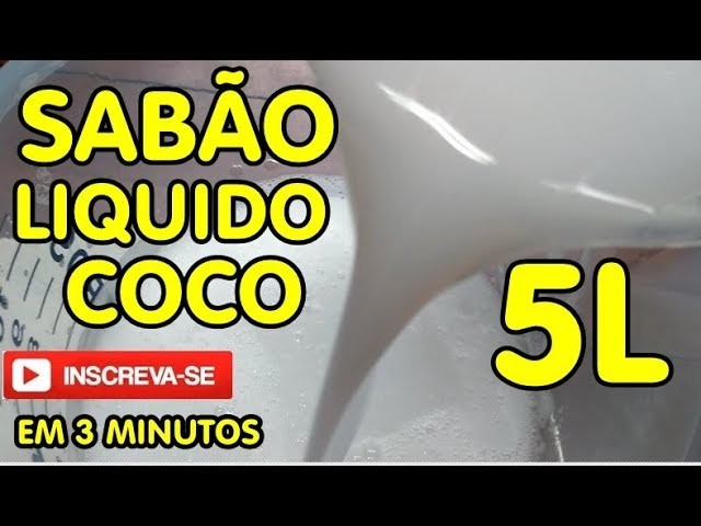 Lava Roupas de Coco em 3 minutos Tira o encardido da Roupa
