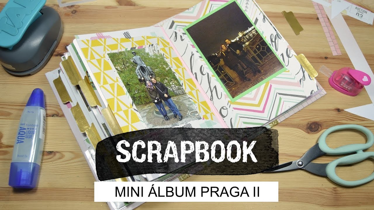 Mini álbum Praga II - Scrapbook - UGDT