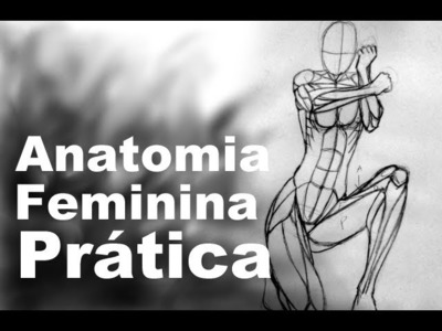 Praticando Anatomia Feminina - Mulher Maravilha 4 (Wonder Woman) Como Desenhar!