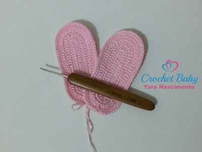 Solinha de Crochê - Tamanho 10 cm - Crochet Baby Yara Nascimento