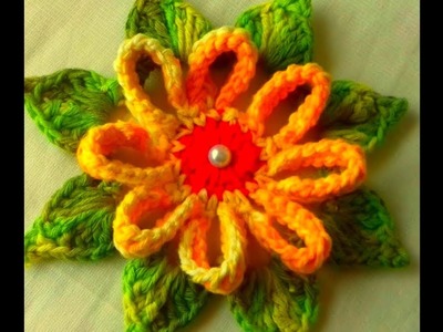 Aprenda Fazer Flor de Crochê