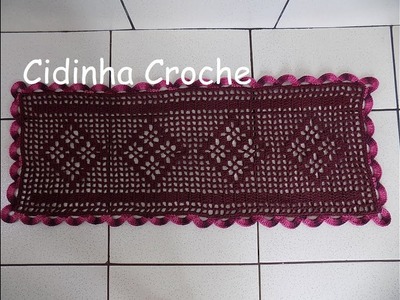 Cidinha Croche : Passadeira Em Croche - Fácil-Passo A Passo-Parte 2.2