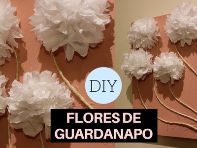 Como Fazer: Flores de Guardanapo Quadro 3D | Primavera | Papel em Tudo