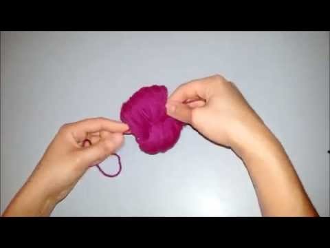 Como fazer pompom de lã