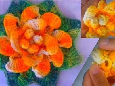 Descubra como faz a flor em crochê