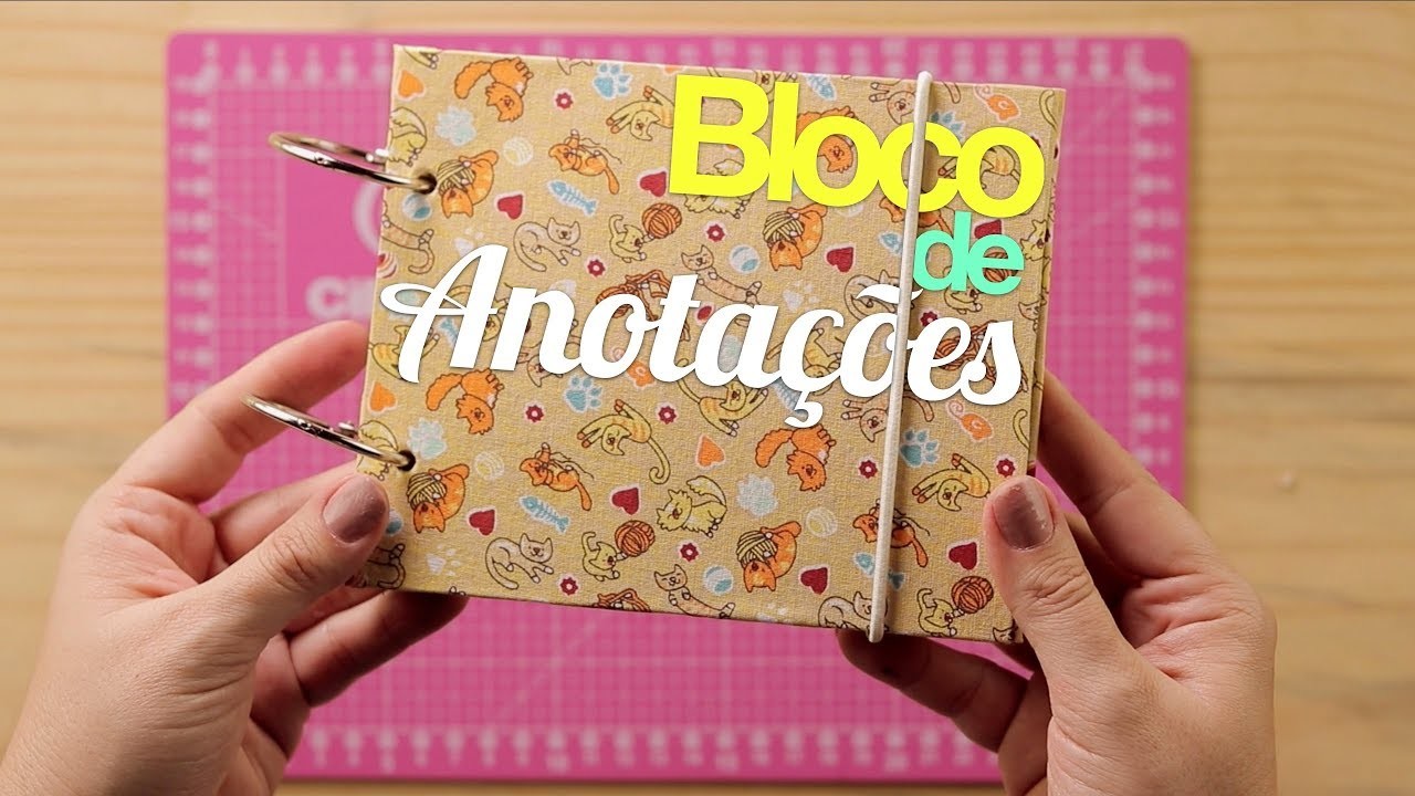 DIY BLOCO DE ANOTAÇÕES