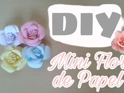 DIY Mini Flor de Papel