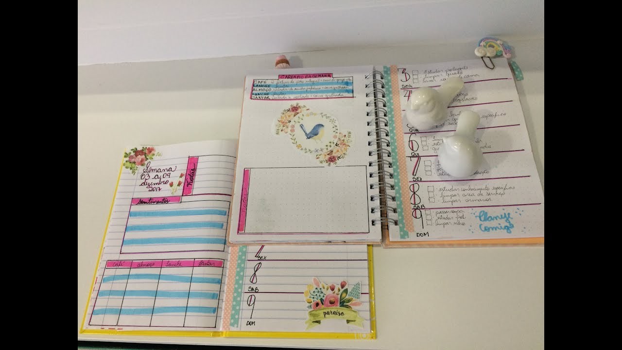 Ideia para o bullet journal pautado.