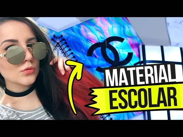Material escolar SEM GASTAR DINHEIRO!! $$$