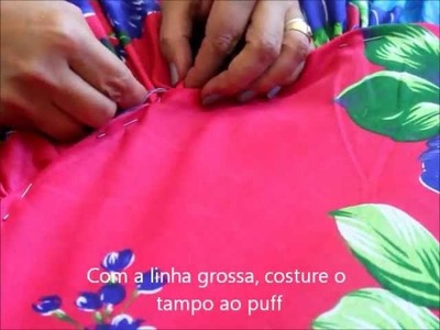 NaCasaDelaTem ensina a fazer um puff em tecido!