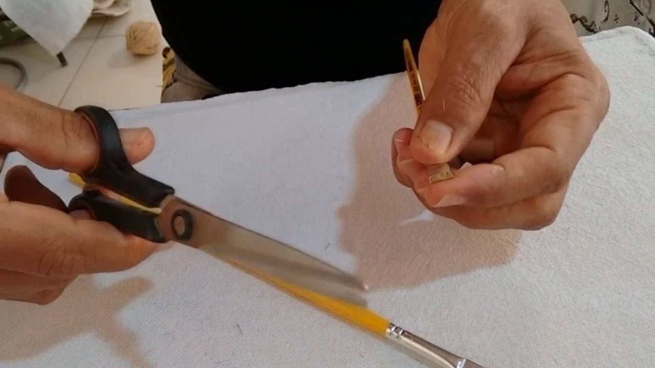 Roberto Ferreira - Como preparar o pincel e demostração do antes e depois.