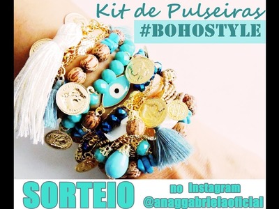 SORTEIO NACIONAL de kit de pulseiras #bohostyle em parceria com a @kitabijuterias   |   AnaGGabriela