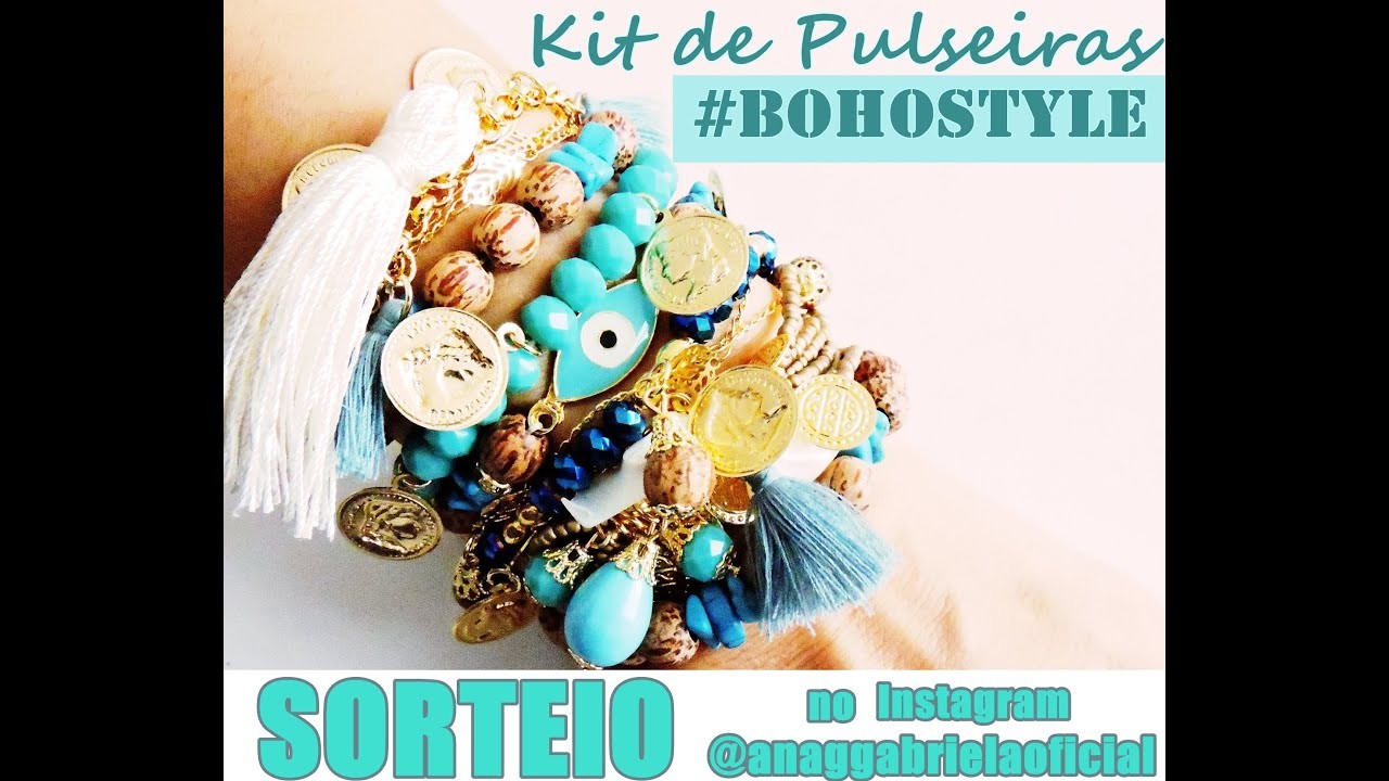 SORTEIO NACIONAL de kit de pulseiras #bohostyle em parceria com a @kitabijuterias   |   AnaGGabriela
