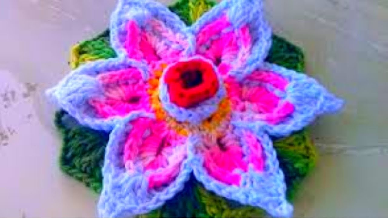 Vamos Aprender Fazer Flor em Crochê