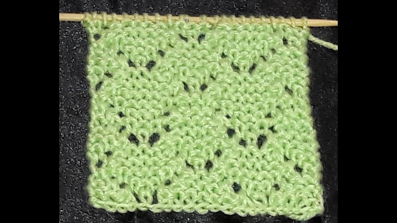 # 348 -Como fazer Losangos em tricô