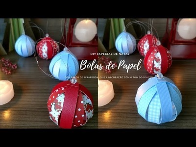Bolas de Papel - DIY especial de Natal