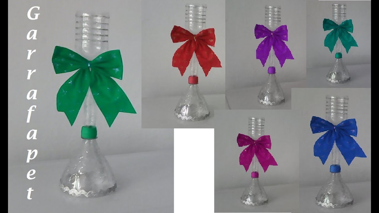 Castiçal de garrafa pet fácil,enfeite de natal,decoração,festa ,reciclagem, #artesanato