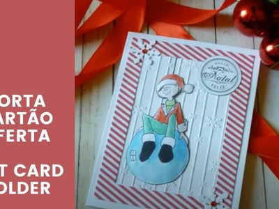 Como Fazer Um Porta Cartão Oferta. How To Make a Gift Card Holder - DIY. MaryV Scraps