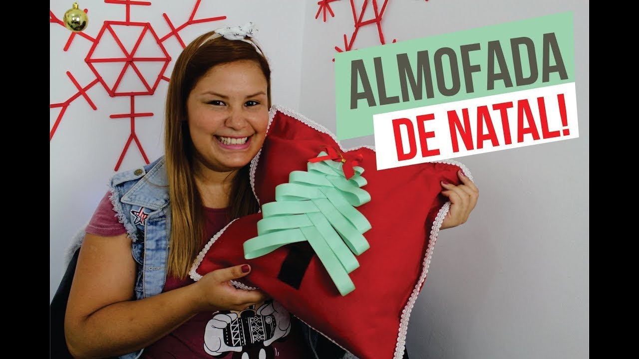 Diy: Almofada de Natal com Feltro | Erika Goto