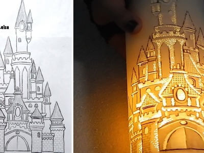 DIY Aprenda fazer uma luminária de pvc castelo parte 1