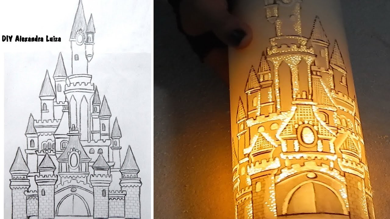 DIY Aprenda fazer uma luminária de pvc castelo parte 1