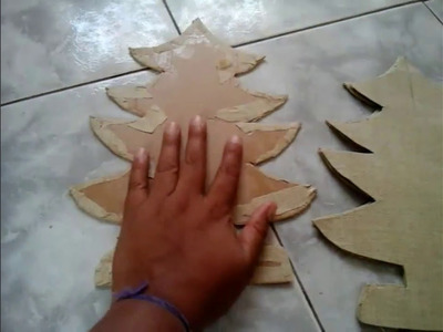 DIY Árvore de Natal  em Papelão - Projeto #DivasYoutubers