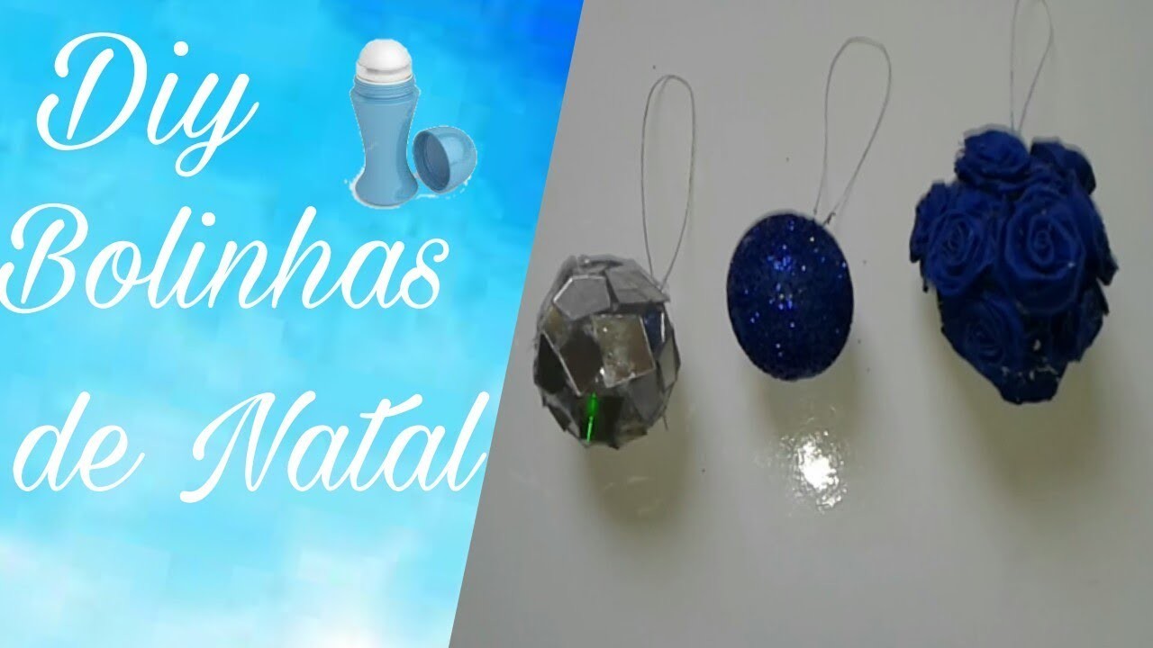 Diy Bolinhas de natal. Especial de Natal #2