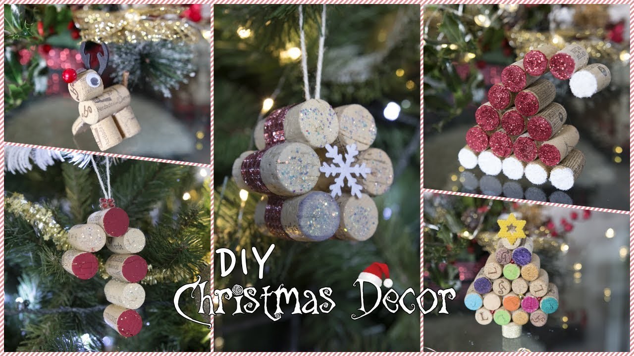 DIY Christmas Decor with Corks ???? | Liliana Alves