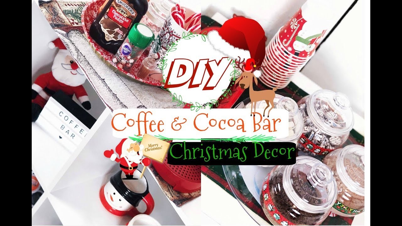 DIY: Cocoa & Coffee Bar Christmas Inspired