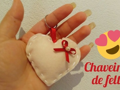 DIY: Coração de Feltro♡ Lembrancinha Para Casamento, Noivado, Bodas e Aniversário | Mundo Femme Blog