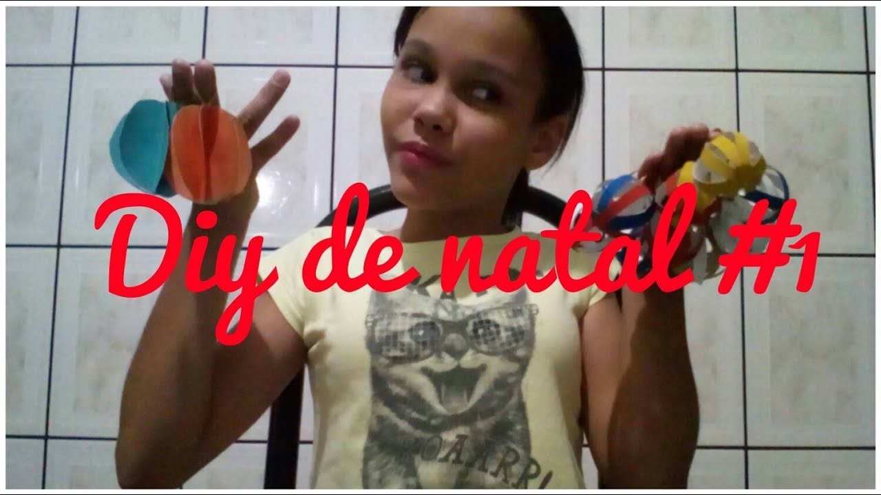 Diy de natal #1 como fazer enfeites de natal