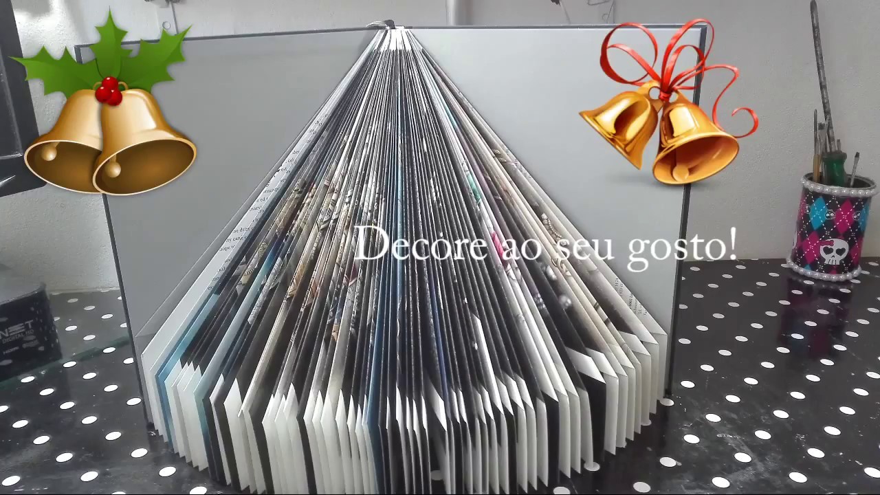 DIY - Decoração de Natal com Catálogos
