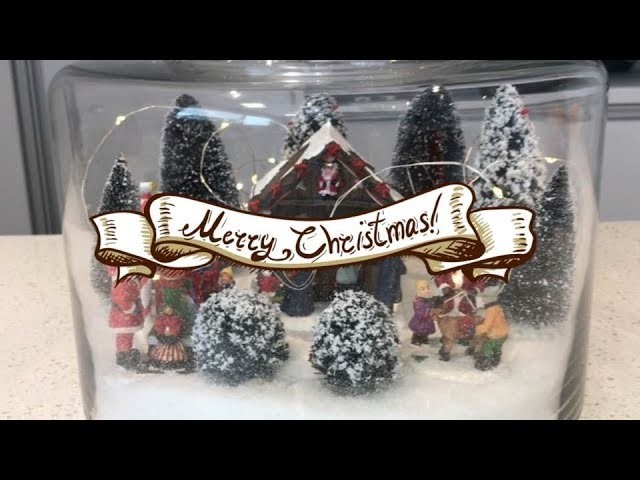 DIY - Decoração de Natal - Minha Pequena Vila do Papai Noel - Christmas Decor