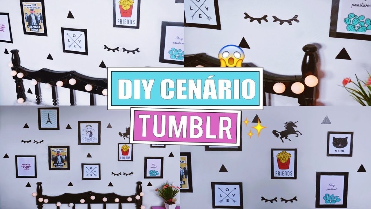 DIY: DECORAÇÃO ESTILO TUMBLR