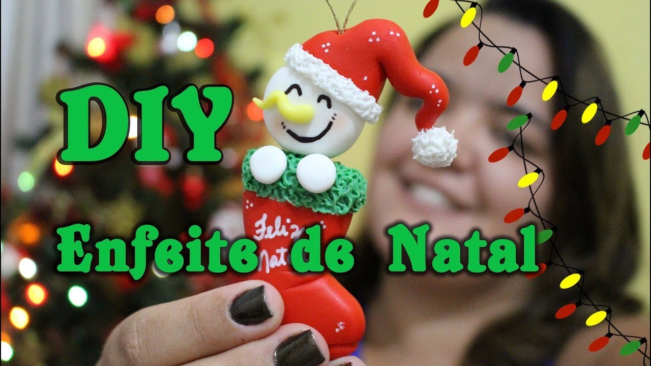 DIY - Enfeite de Natal - Neuma Gonçalves