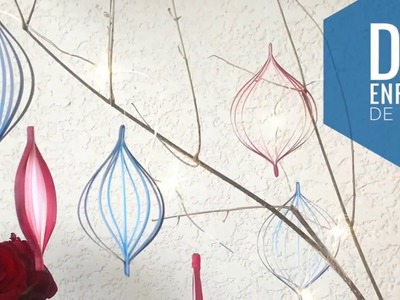 DIY Especial de Natal - Enfeites de Papel