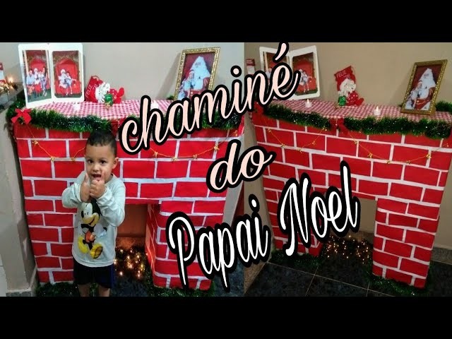 DIY: (ESPECIAL DE NATAL) PASSO A PASSO. LAREIRA FAKE!!