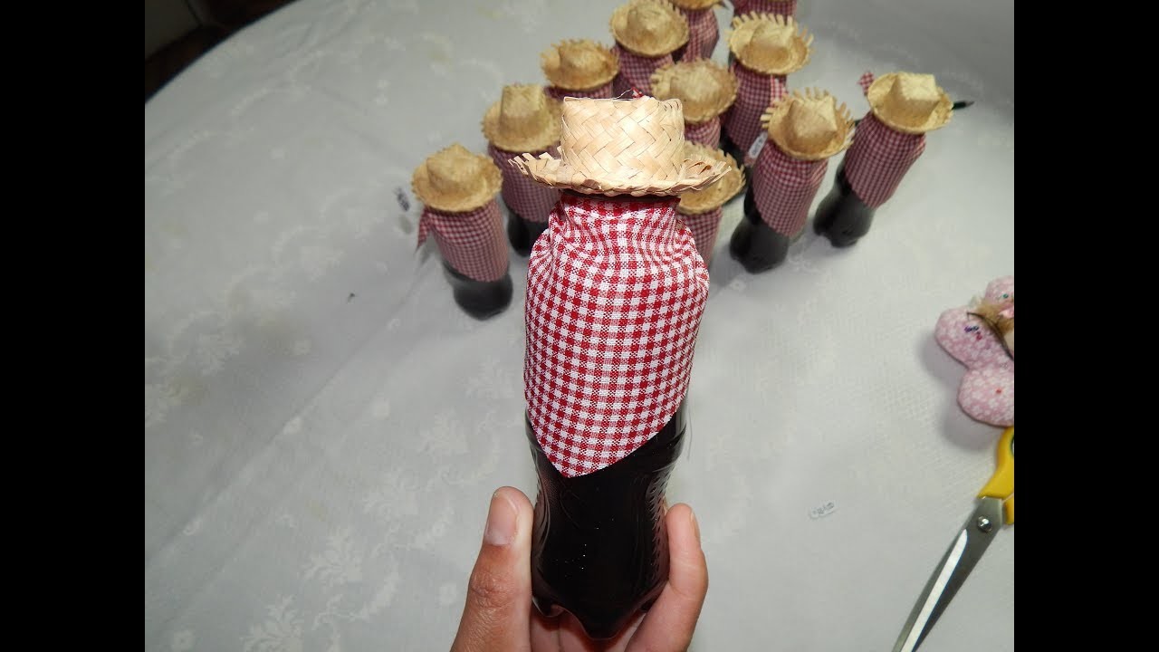 DIY: Garrafinha Coca Cola Personalizada - Tema Fazendinha.