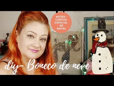 Diy l Como fazer um boneco de neve