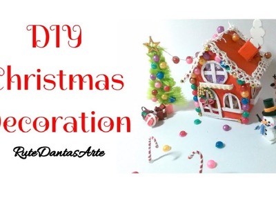 DIY Mini Christmas: Decoração de Natal | RuteDantasArte