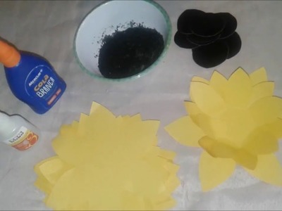 DIY - MOLDURA DECORADA COM FLORES DE PAPEL