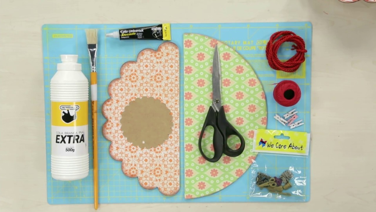 DIY PORTA RECADOS - Amanda Junho para Rendicolla